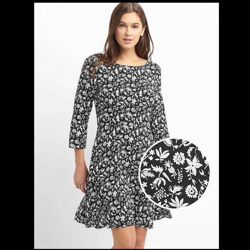 Gap Floral Print Mini Dress